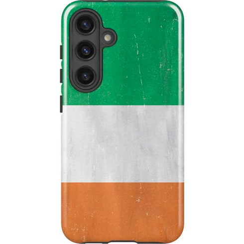 Ireland Flag Distressed Galaxy S24 Plus Impact Case